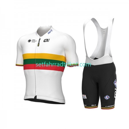 Groupama-FDJ Fahrradbekleidung Radtrikot Kurzarm + Trägershorts 2022 N002